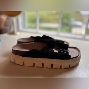 Birkenstock Black and White Sandals